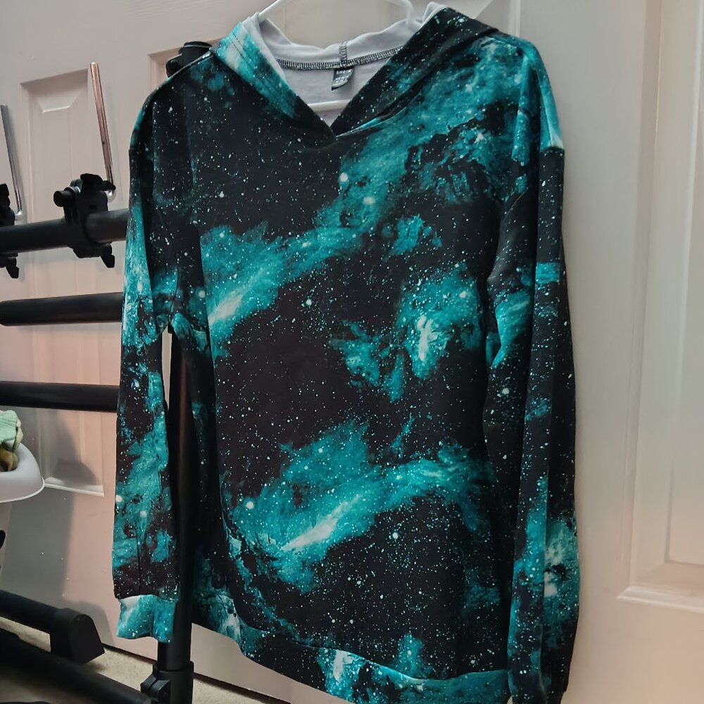 SHEIN Cosmic Space Hoodie Unisex